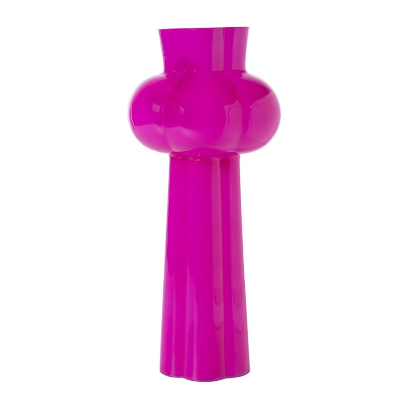 Xenos Vaas bolling - roze - ø16x34.5 cm