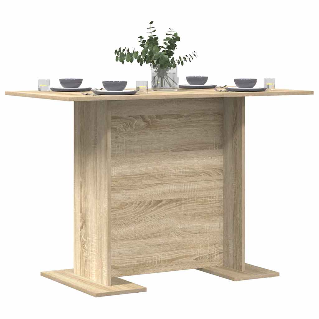 vidaXL Eettafel 10x60x75 cm bewerkt hout sonoma eikenkleurig