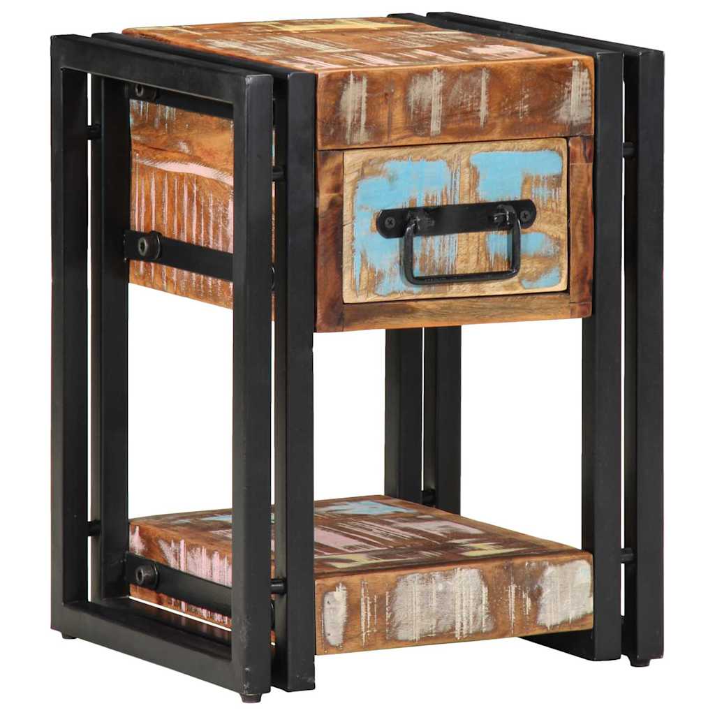 vidaXL Nachtkastje 40x40x40 cm van gerecycled massief hout