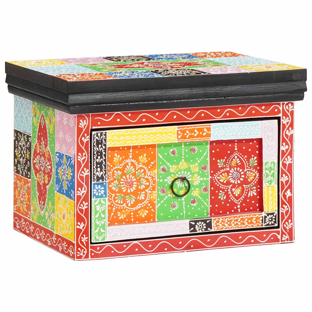 vidaXL Nachtkasten Set van 2 - 40x30x28 cm - Massief Hout Mango en Engineered Hout