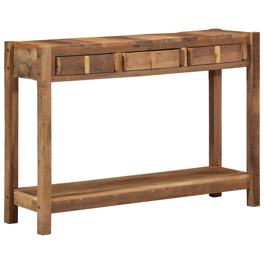 vidaXL Console Tafel 107x33x76 cm Gerecycled Massief Hout