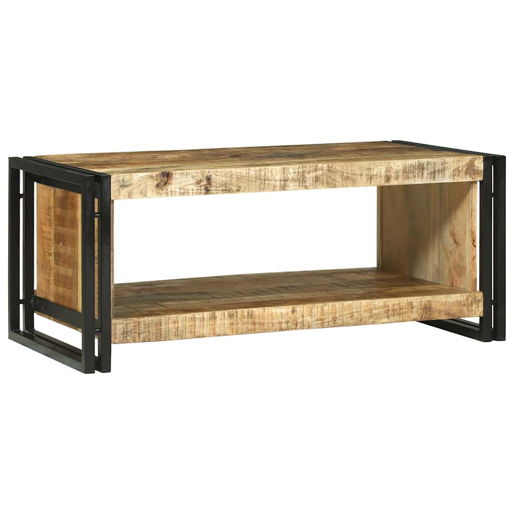 vidaXL Koffietafel 90x50x38 cm Massief Ruw Hout Mango