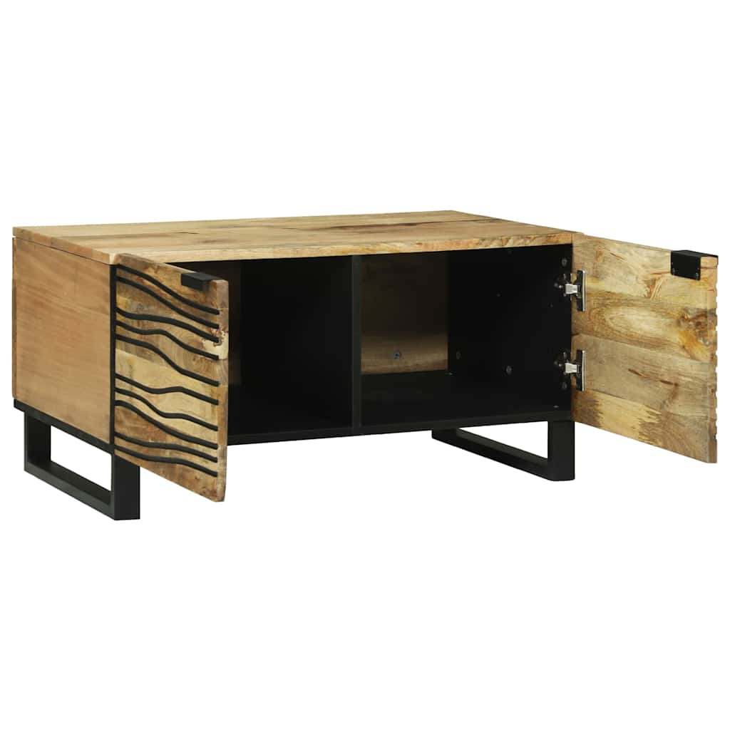 vidaXL Salontafel - 80 x 50 x 40 cm, Massief Mangohout