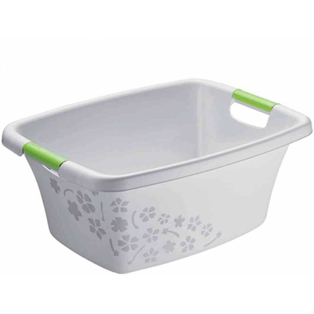 Rotho Bak „Flowers” 50 L grijs 65,1 x 48,6 x 26,2 cm.