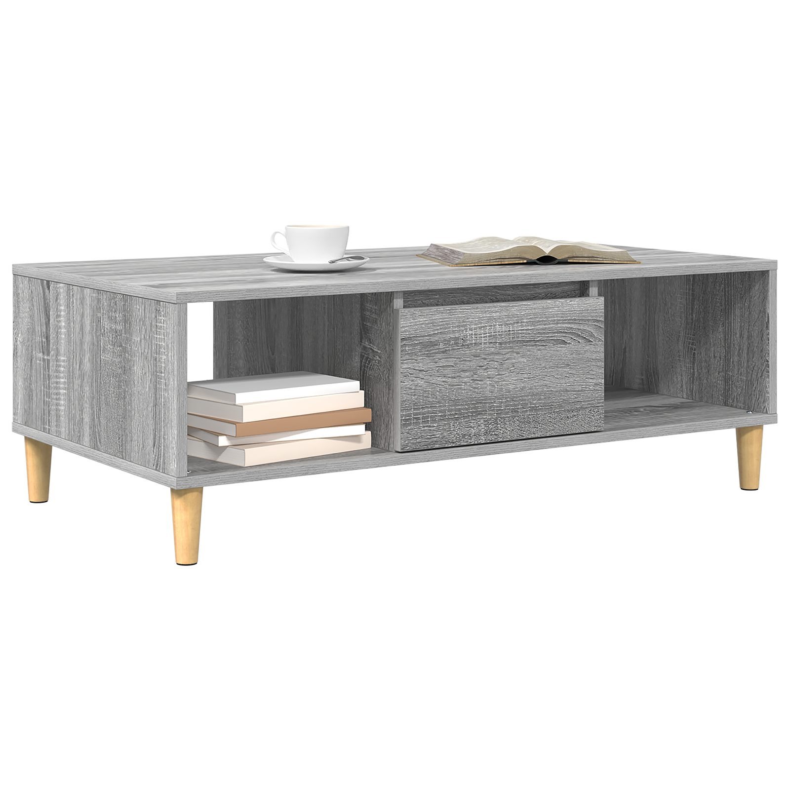 vidaXL Grijs sonoma 103.5 x 60 x 35 cm Bewerkt hout