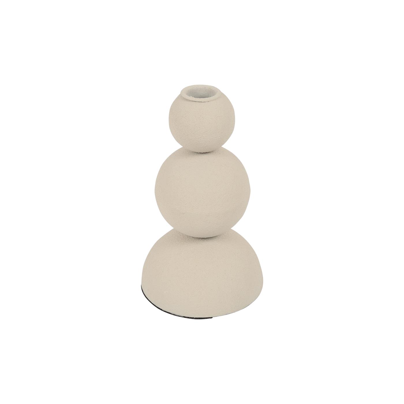 Countryfield Kandelaar Saris S crème Ø10xH17,5cm
