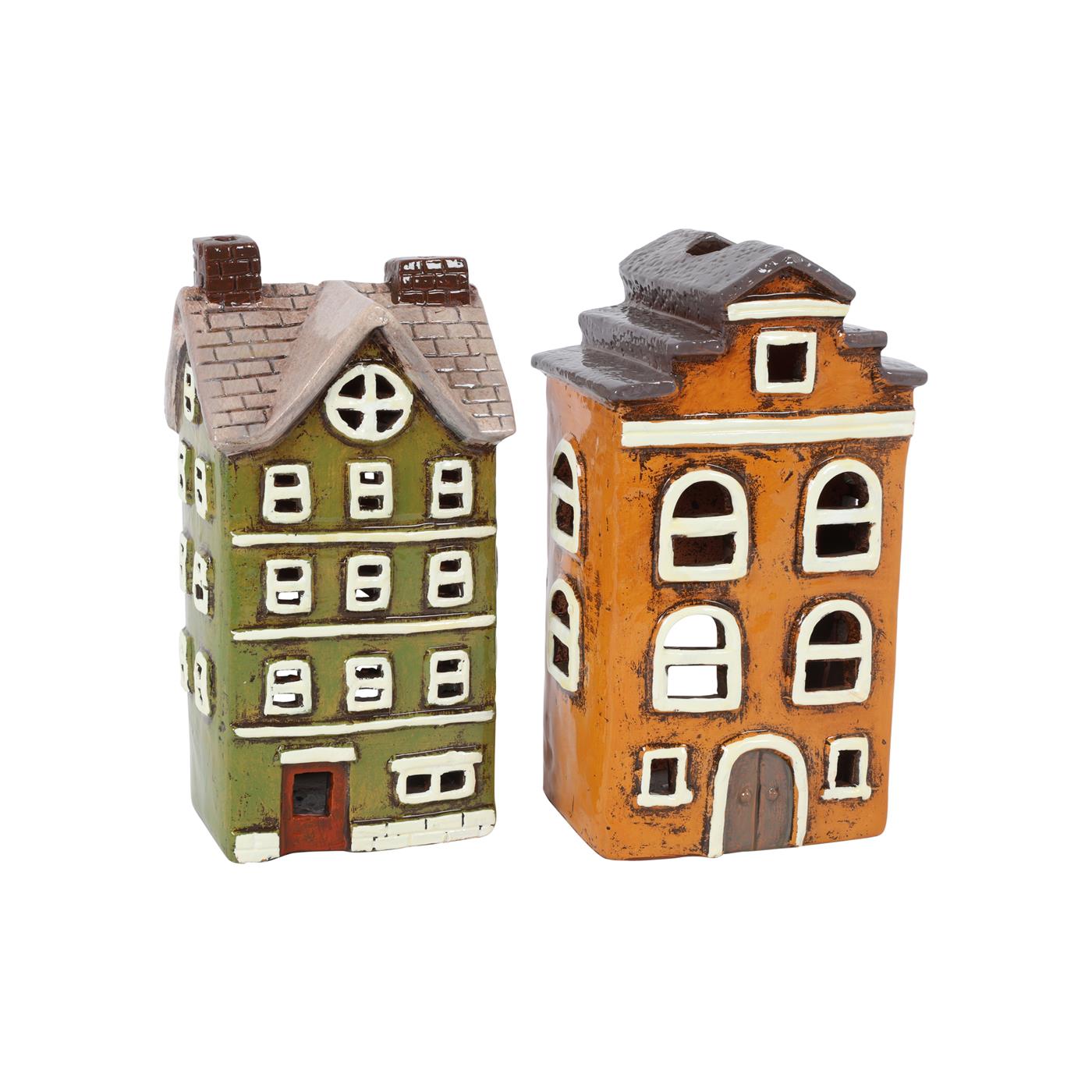 Countryfield Theelicht huis Dann 13,2x10x22,5cm
