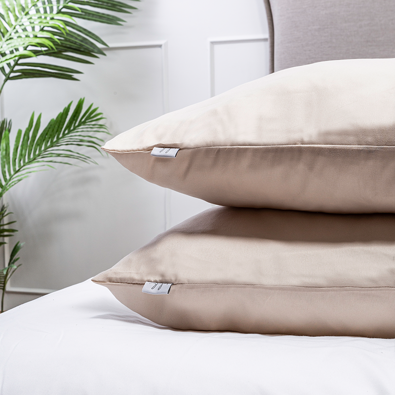 Luna Bedding 2 Pack Kussensloop Luna Uni Off White Effen Default  - 