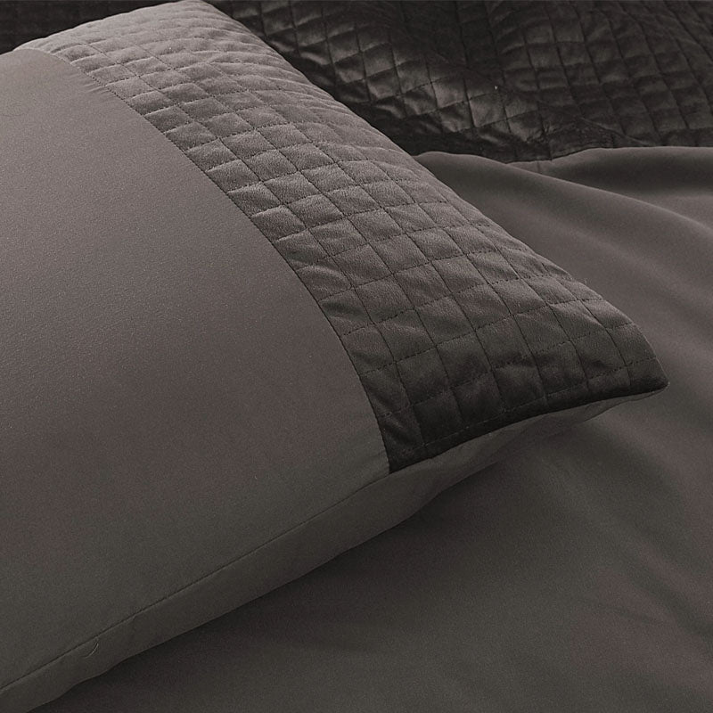 Sleeptime Kussenslopen Velvet Band 2 PACK Taupe  - 