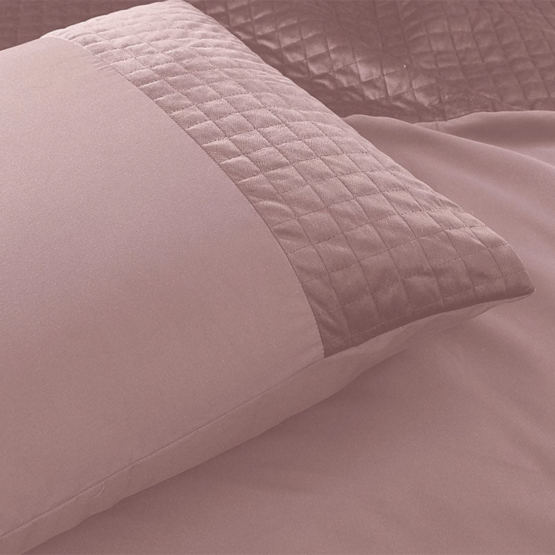 Sleeptime Kussenslopen Velvet Band 2 PACK Roze  - 