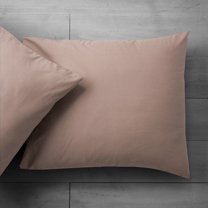 Fresh and Co 2 PACK Katoenen Kussensloop Taupe Default  - 