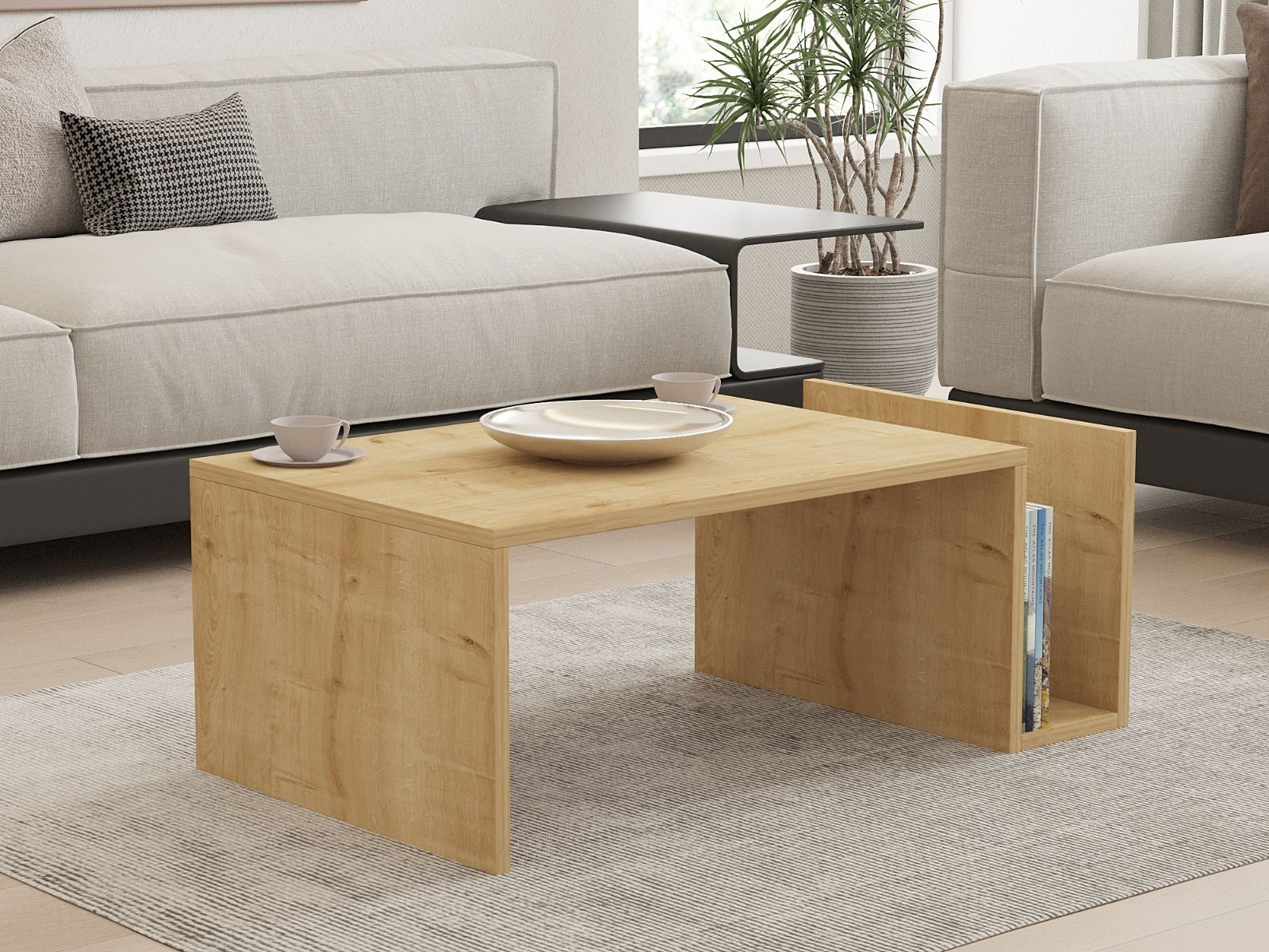 Mobistoxx Salontafel MEMORY 87 cm saphire eik