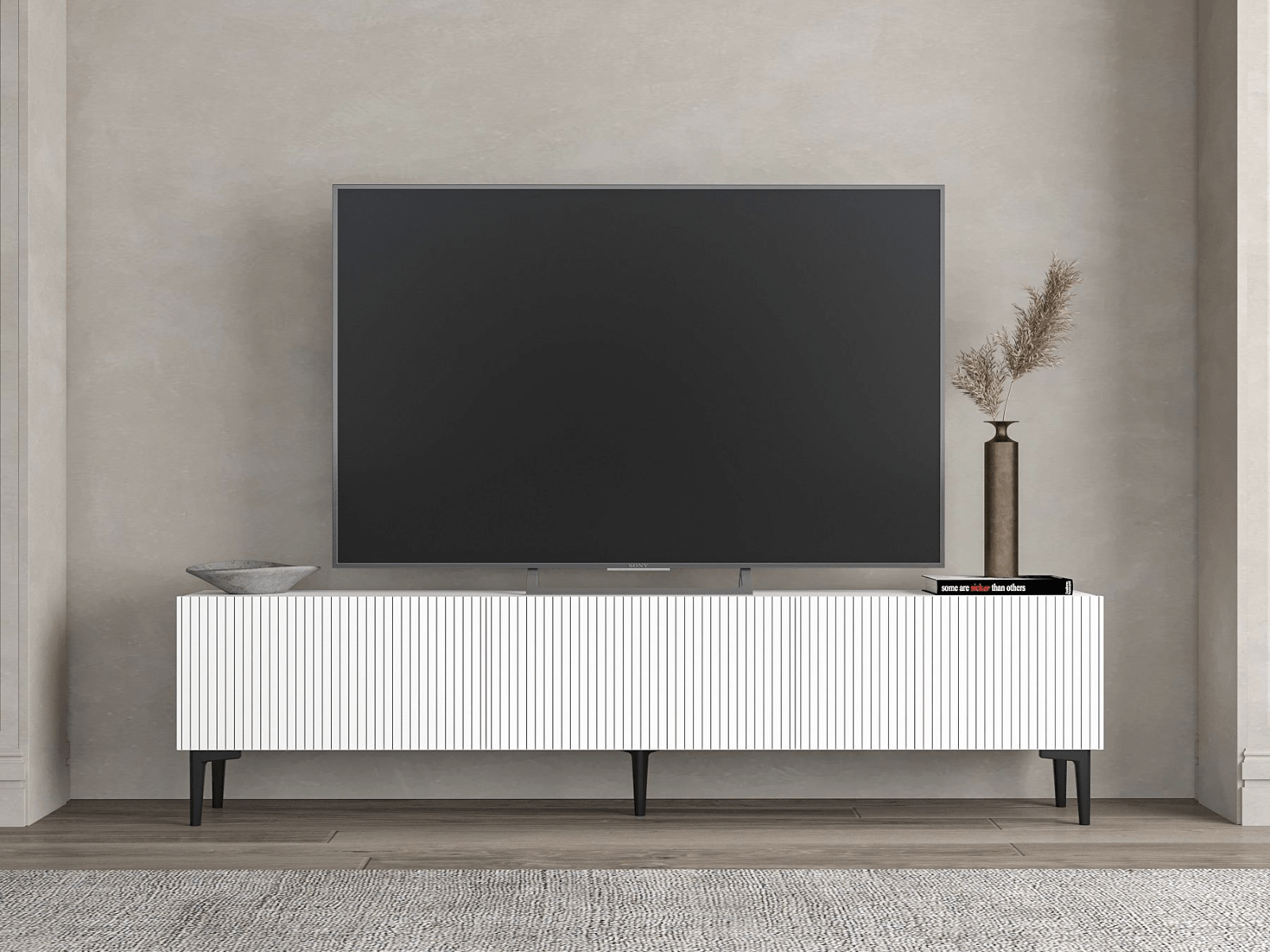 Mobistoxx Tv-meubel OSCARO 3 deuren wit