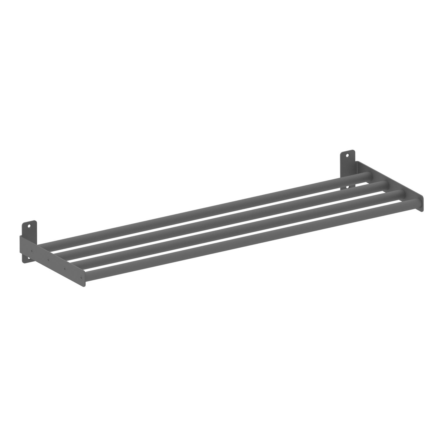 Aquavive Handdoekenrek Zwart Mat 65 Cm
