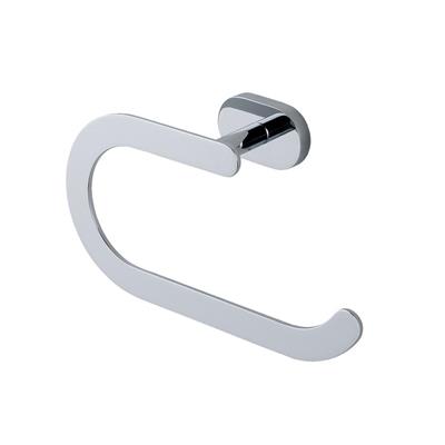 Eastbrook Salerno messing handdoekbeugel met ronding chroom