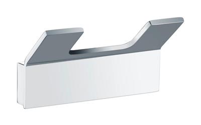 Eastbrook Vercelli messing handdoekhaak met hoek dubbel chroom