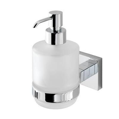 Eastbrook Rimini messing glazen zeepdispenser chroom