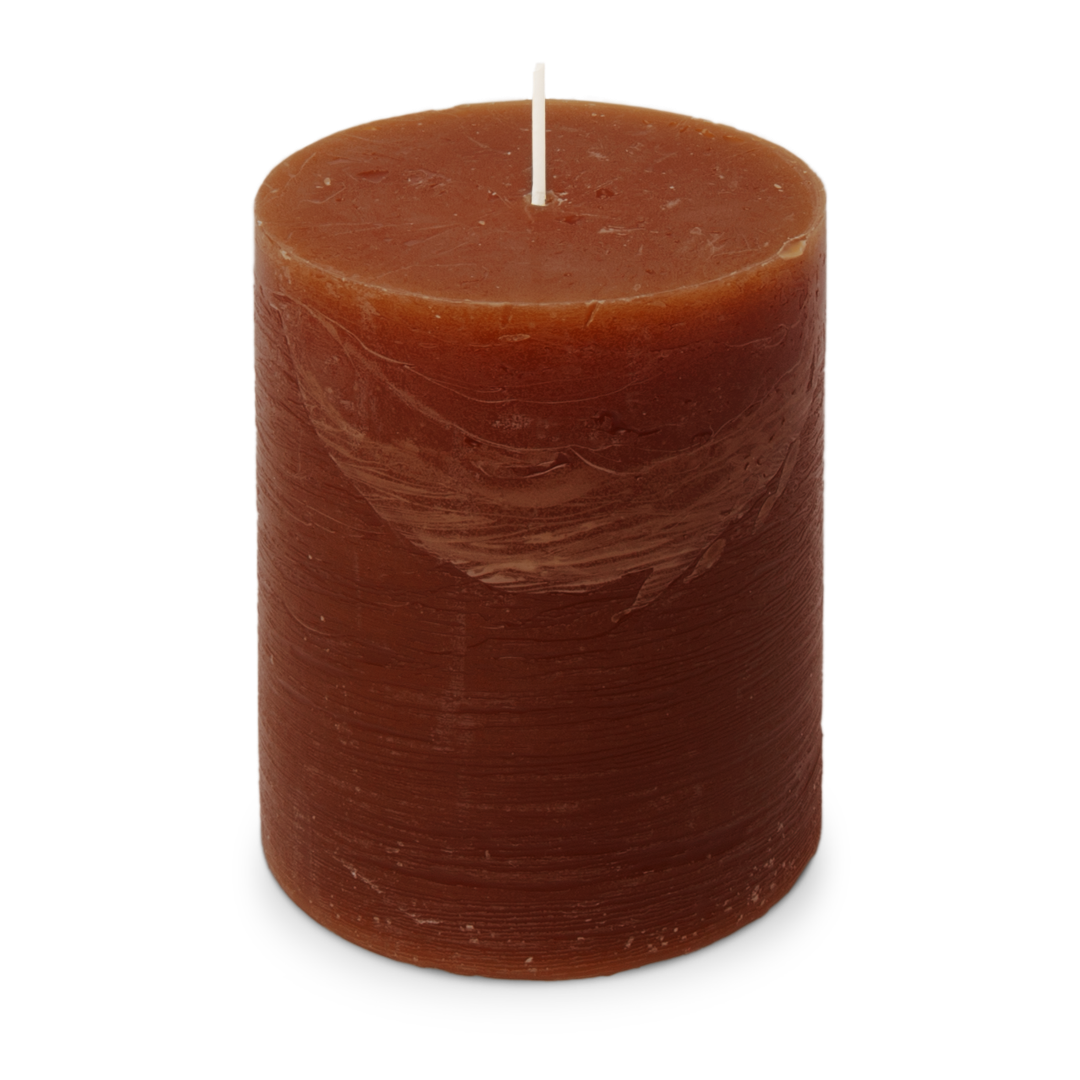 Spaas Rustiek Kaars 100/130mm-bordeaux - 