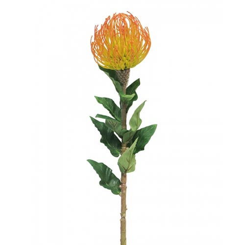 Nova nature Nutans Segal 74 cm oranje kunstbloem - 