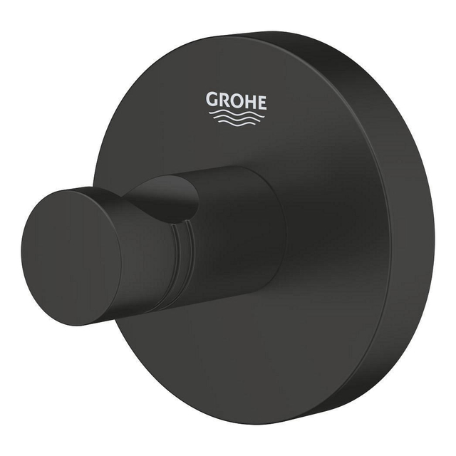 Grohe Essentials Handoekhaak - enkel - matte black 1024602430
