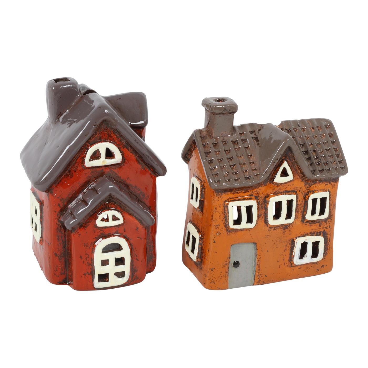 Countryfield Theelicht huis Bill 10x9,5x14cm