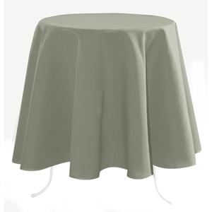 Stof Textiles Tafelkleed - Dia 180 cm - mintgroen - Tafellaken rond -