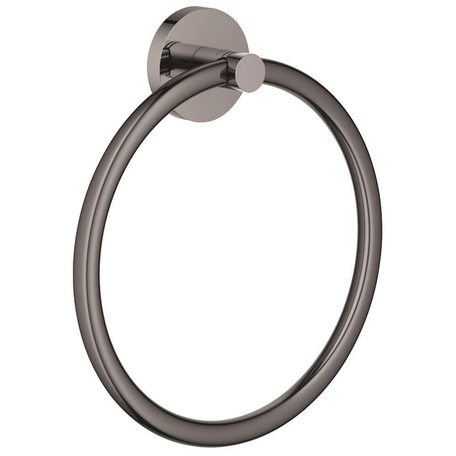Grohe Essentials Handdoekring - 18cm - rond - hard graphite 40365a01