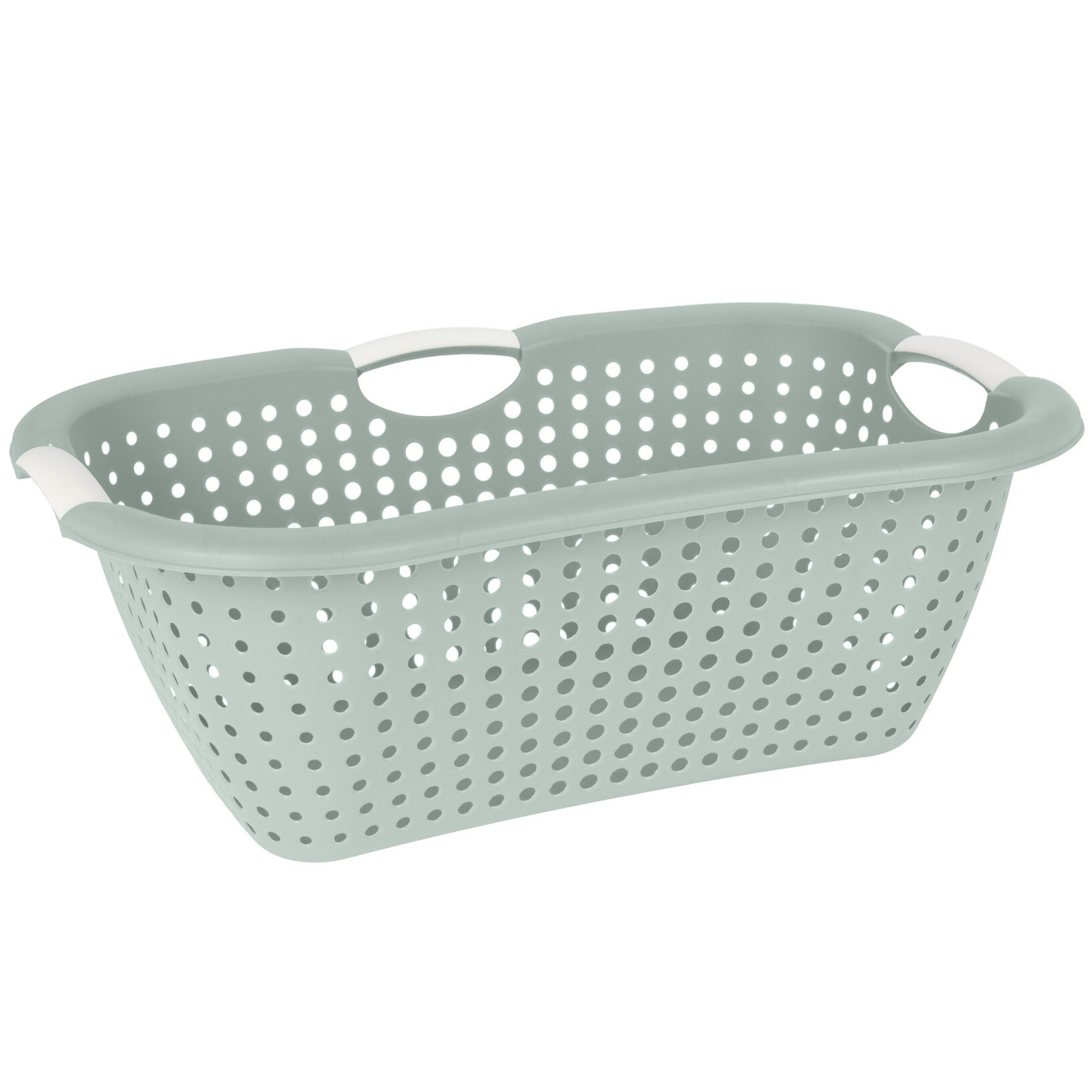 Storage Solutions wasmand - groen - 26 liter - kunststof - x 60 x 22 cm - Draagwasmand -