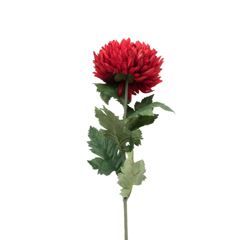 Xenos Kunstbloem dahlia groot - rood - 75 cm