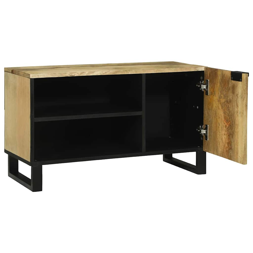 vidaXL TV-kast Bruin 80 x 33 x 46 cm massief mangohout