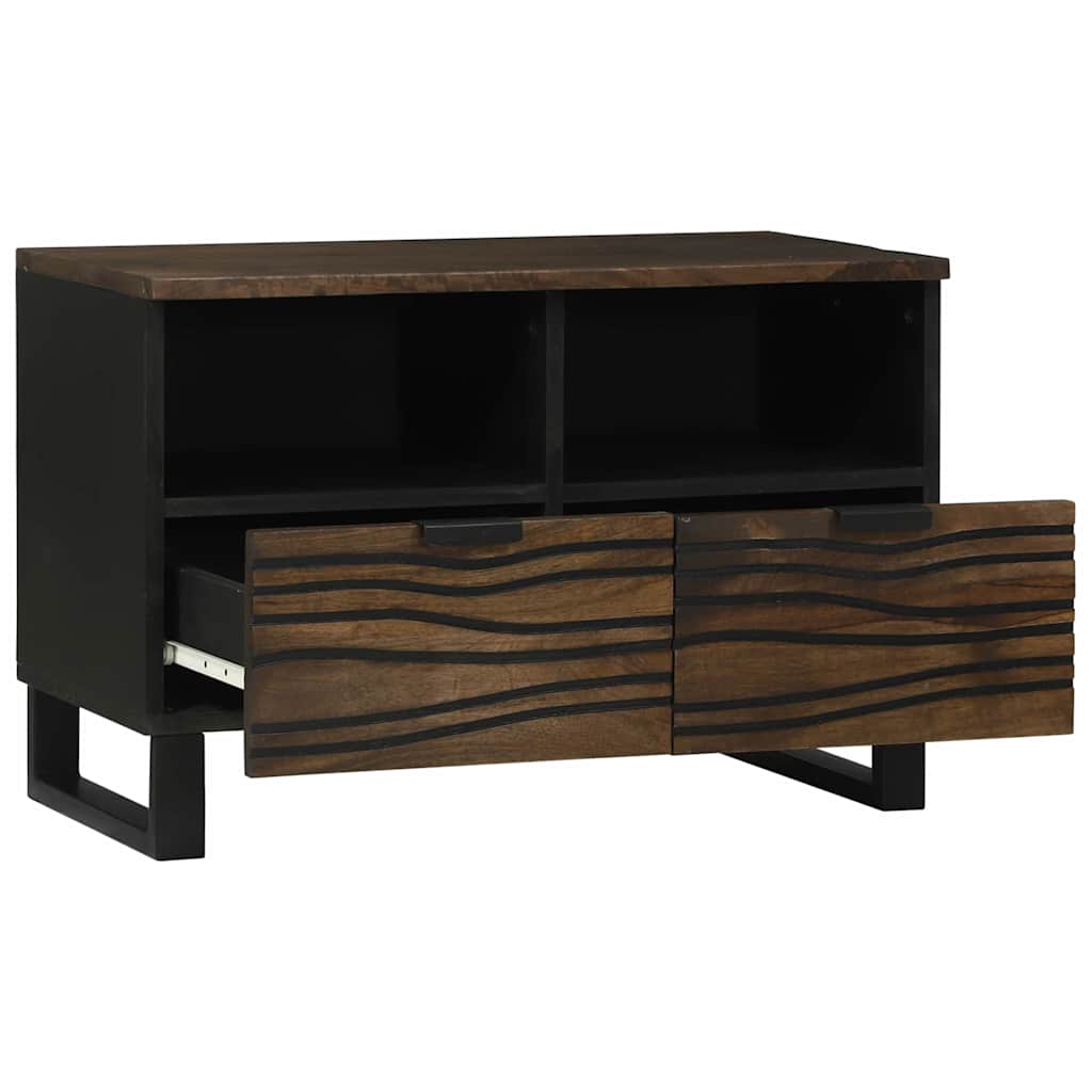 vidaXL TV Kast met lade Bruin 70 x 33 x 46 cm massief mangohout