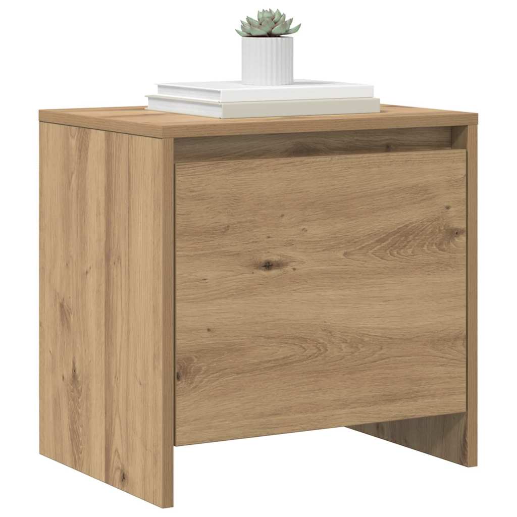 vidaXL Nachtkastje artisanaal eikenkleurig 45 x 34 x 44.5 cm
