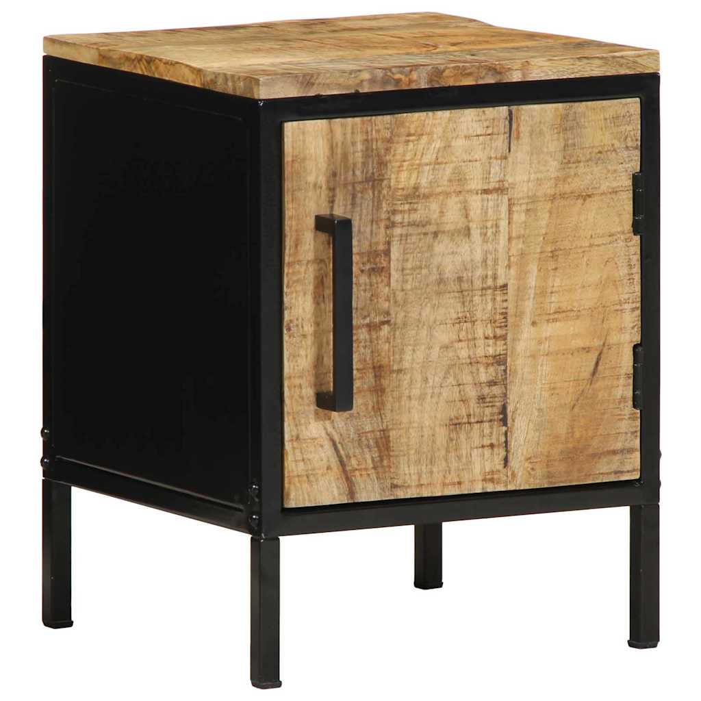 vidaXL Nachtkastje 2 pcs Bruin en zwart 30 x 30 x 40 cm