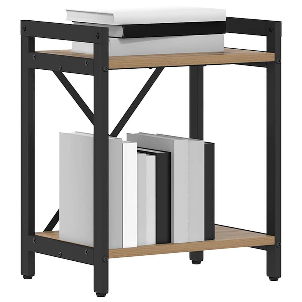 vidaXL Boekenkast artisanaal eikenkleurig 40 x 30 x 48.5 cm