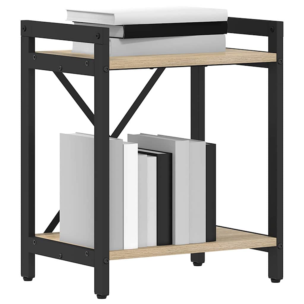 vidaXL Boekenkast Sonoma eiken 40 x 30 x 48.5 cm Bewerkt hout