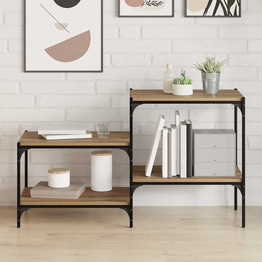 vidaXL Boekenplank Bord 4 pcs Bruin 60 x 40 x 1.5 cm Bewerkt hout