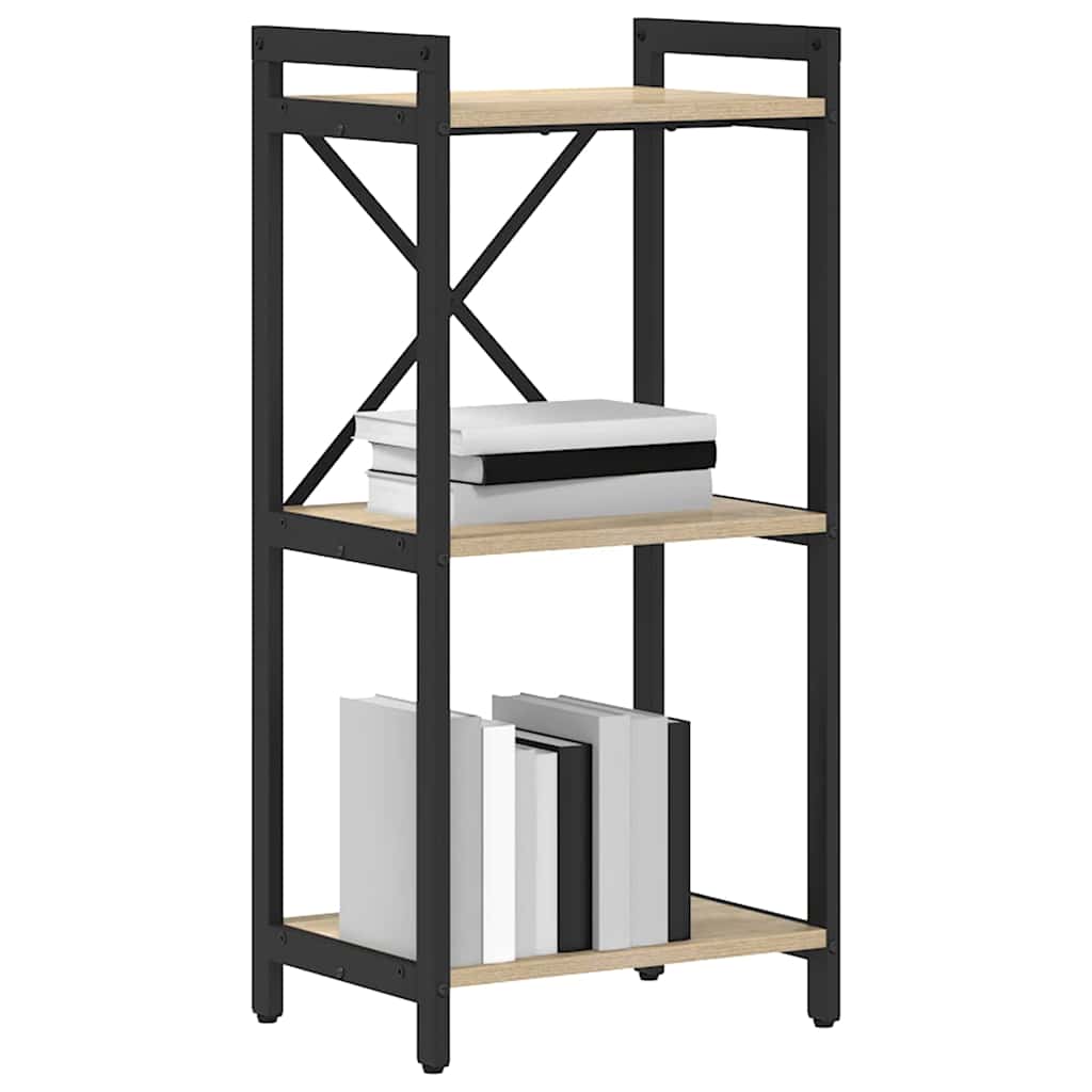 vidaXL Boekenkast Sonoma eiken 40 x 30 x 83 cm Bewerkt hout