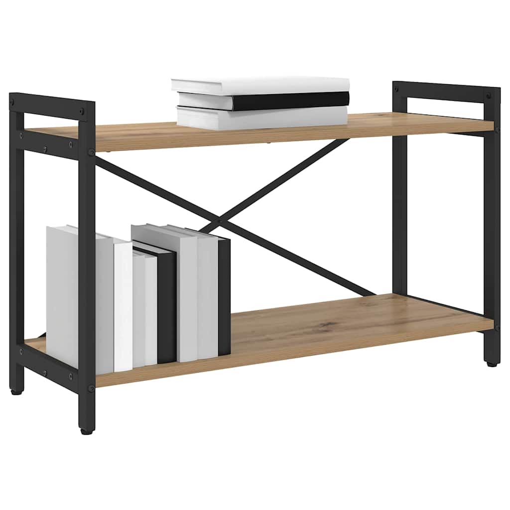 vidaXL Boekenkast artisanaal eikenkleurig 80 x 30 x 48.5 cm
