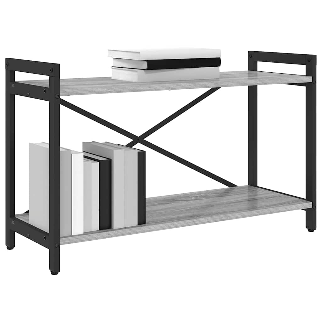 vidaXL Boekenkast Grijs sonoma 80 x 30 x 48.5 cm Bewerkt hout