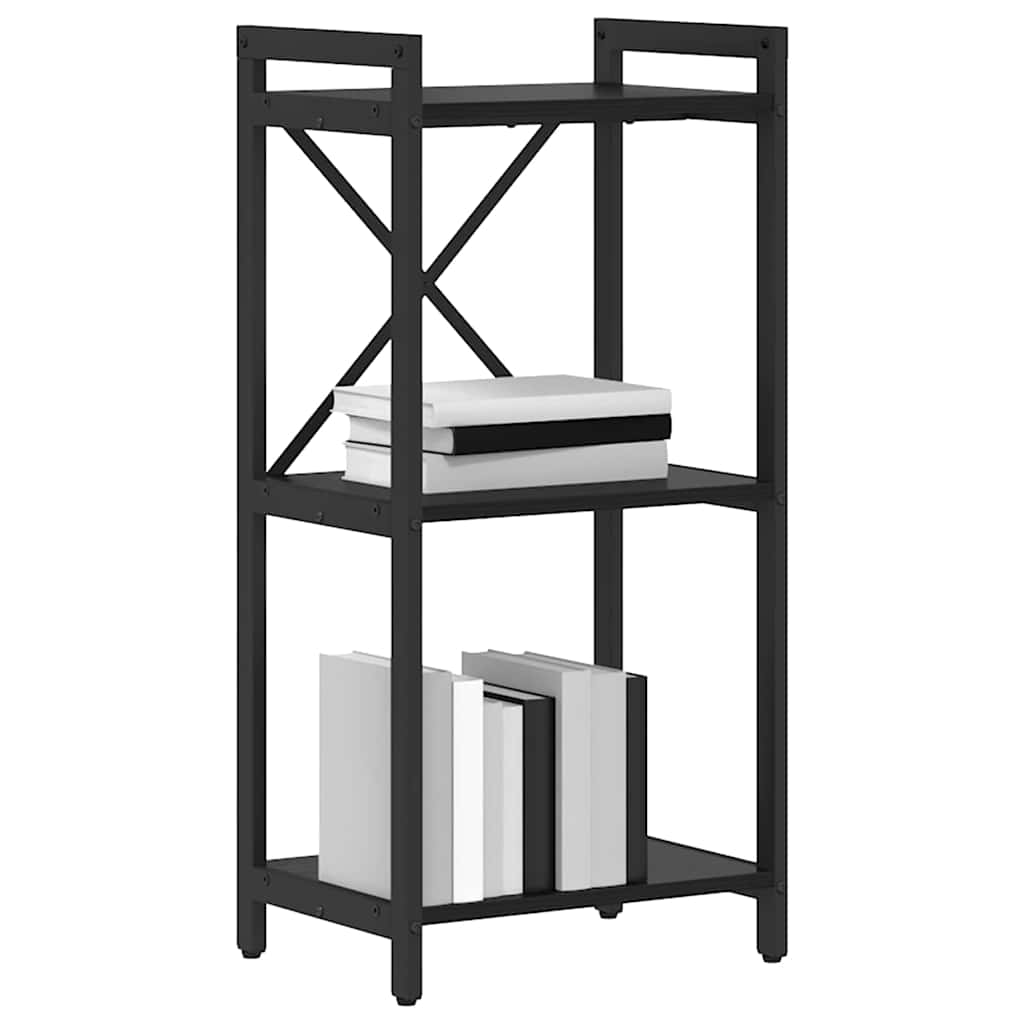 vidaXL Boekenkast Zwart eiken 40 x 30 x 83 cm Bewerkt hout