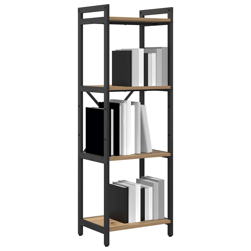 vidaXL Boekenkast artisanaal eikenkleurig 40 x 30 x 118 cm