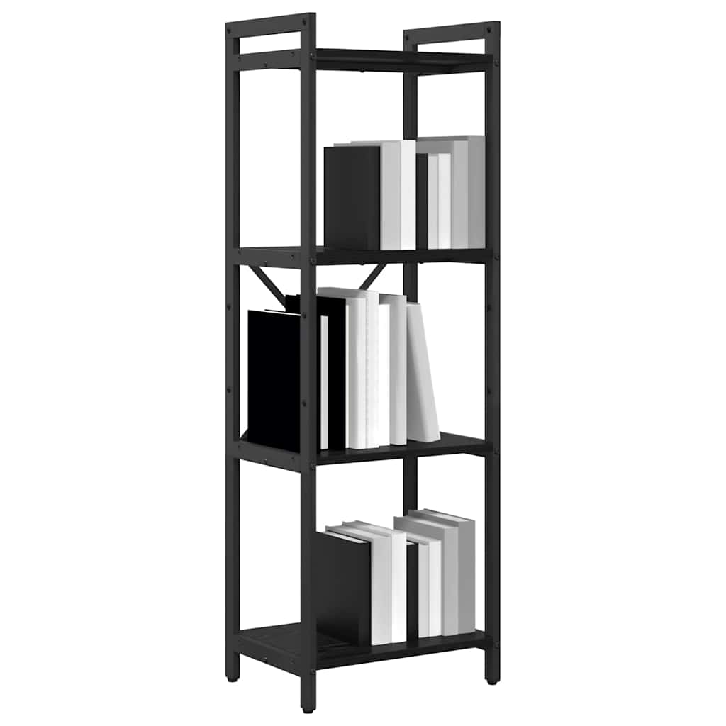 vidaXL Boekenkast Zwart eiken 40 x 30 x 118 cm Bewerkt hout