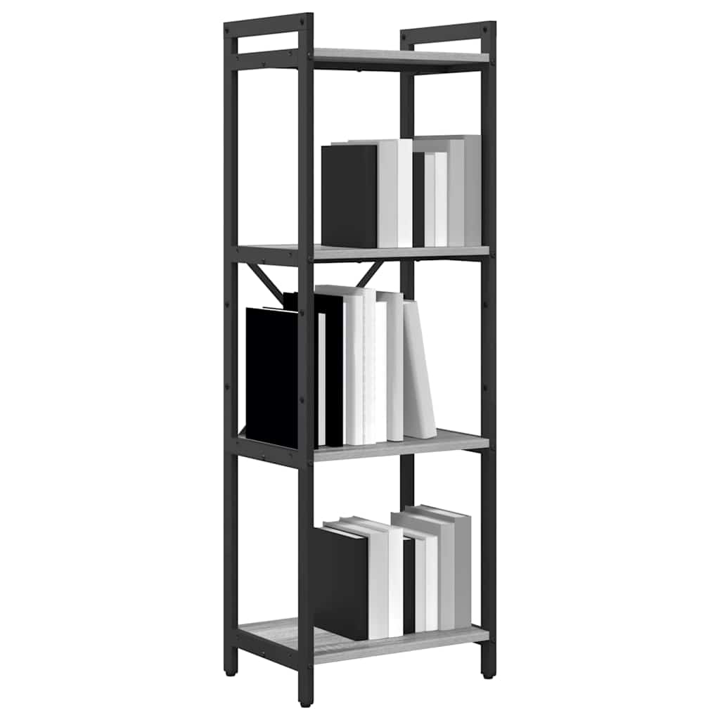 vidaXL Boekenkast Grijs sonoma 40 x 30 x 118 cm Bewerkt hout