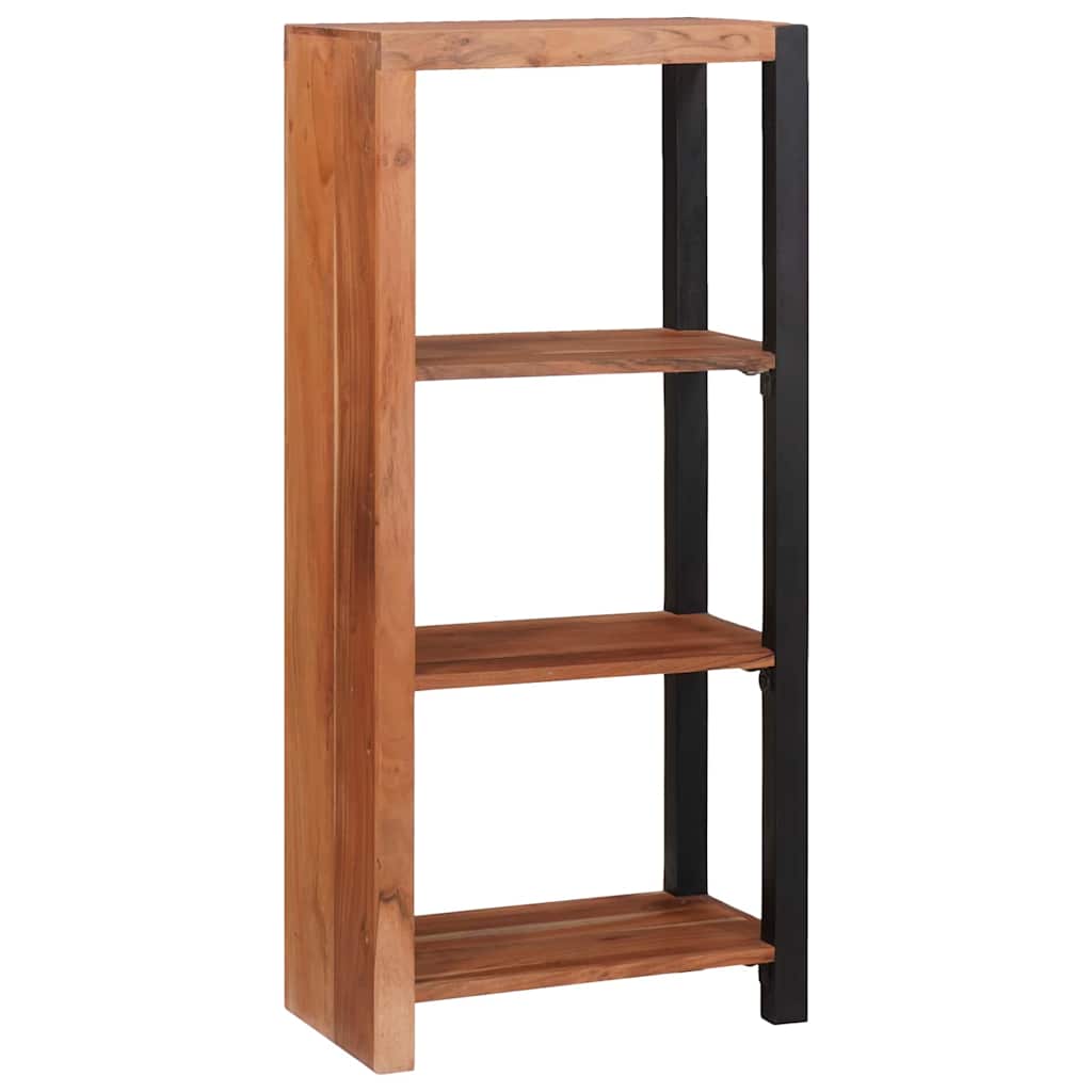 vidaXL Boekenkast Bruin, Zwart 50 x 30 x 110 cm Massief Acaciahout