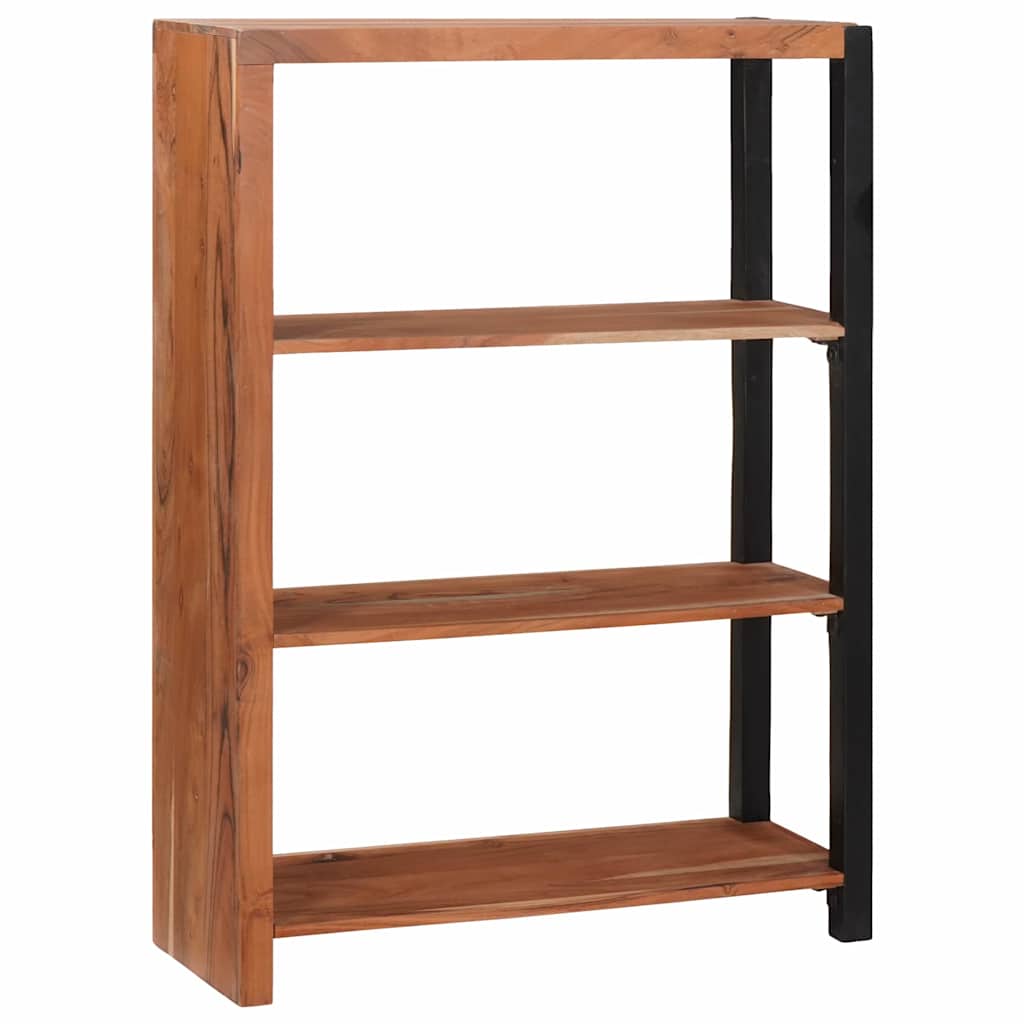vidaXL Boekenkast Bruin, Zwart 80 x 30 x 110 cm Massief Acaciahout