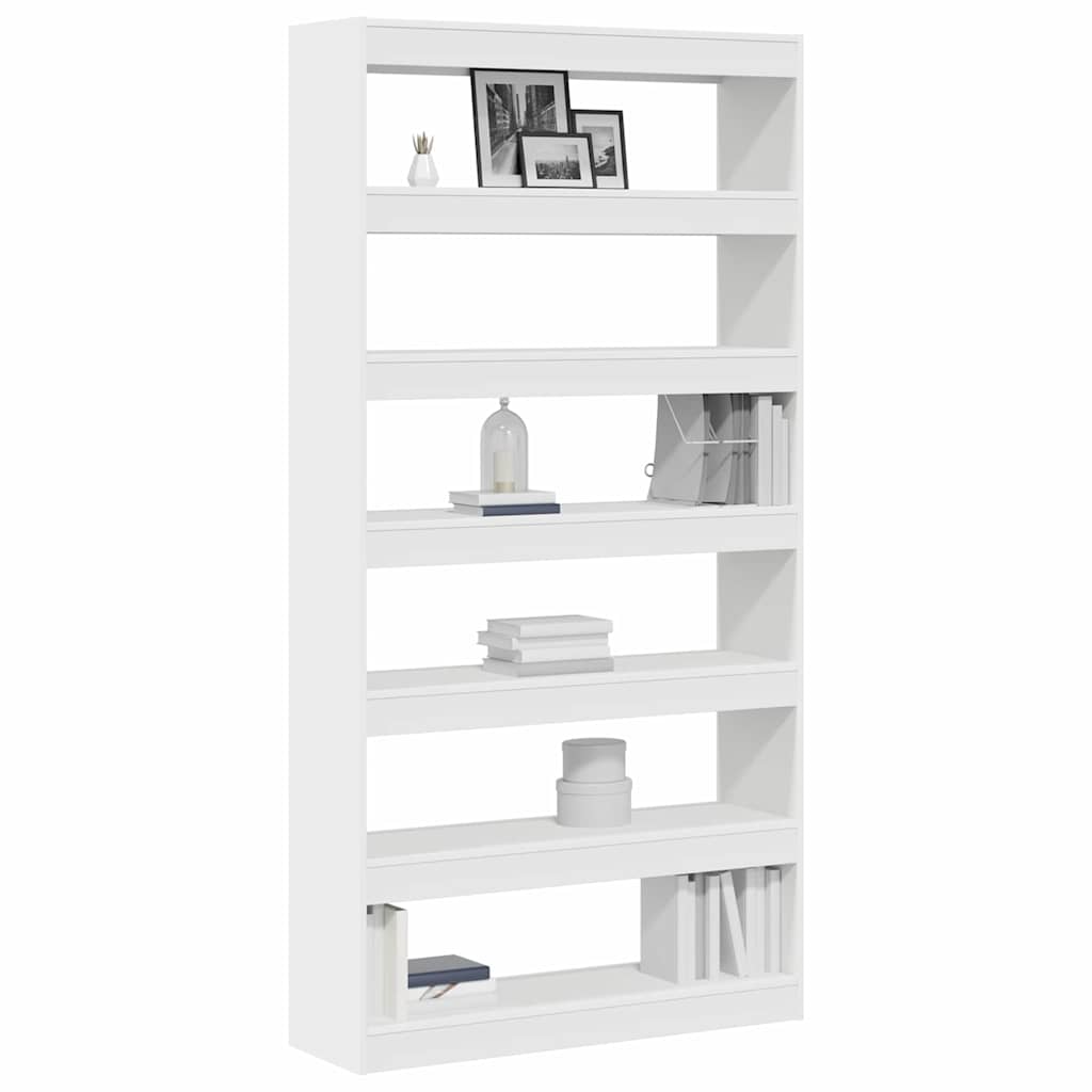 vidaXL Boekenkast/Roomdivider Wit 100x30x198 cm