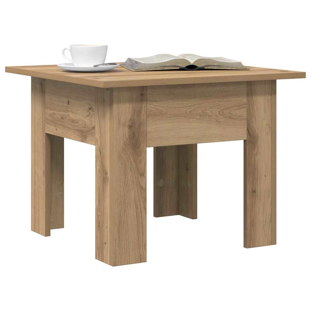 vidaXL Salontafel artisanaal eikenkleurig Bewerkt hout