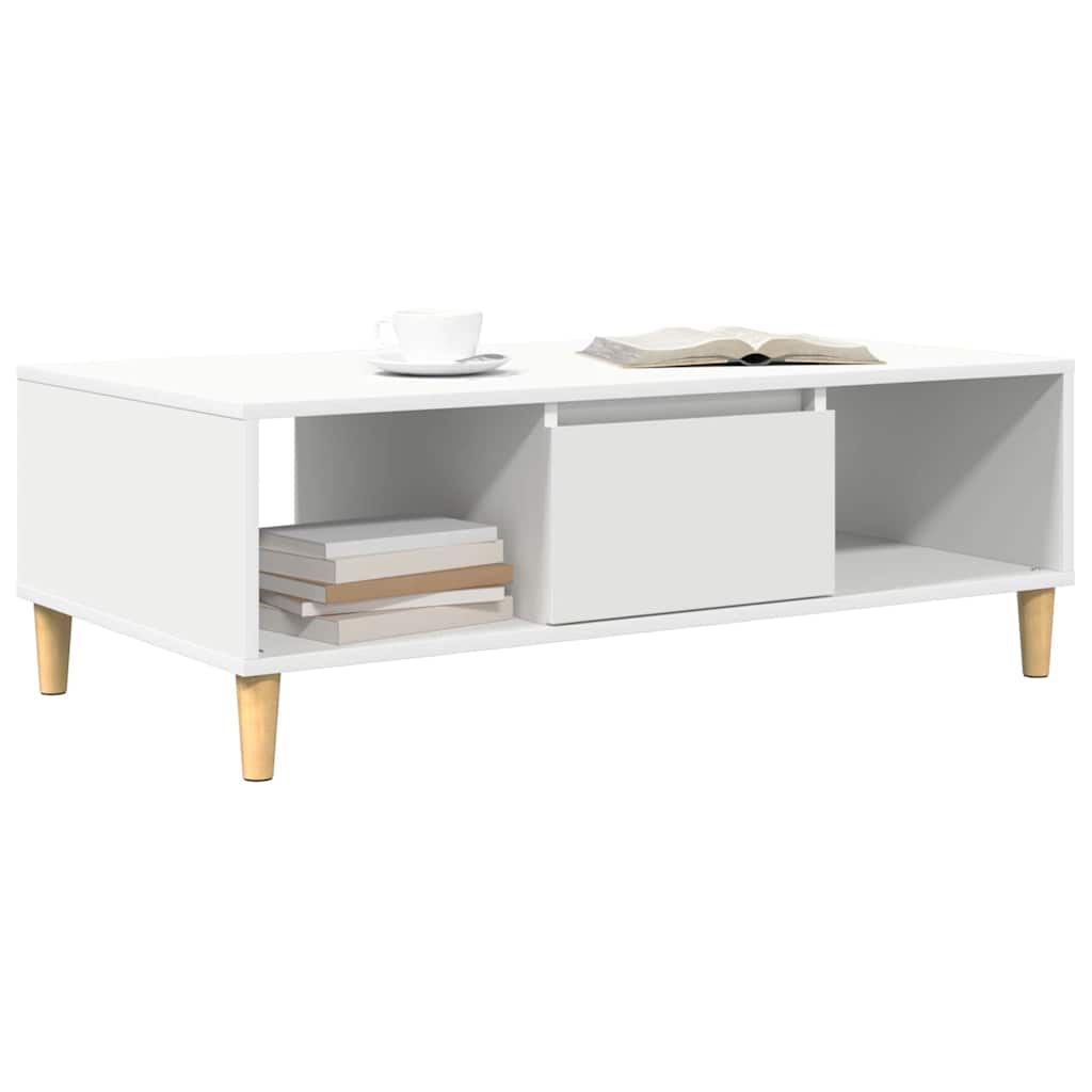 vidaXL Salontafel Wit 102 x 55 x 35 cm