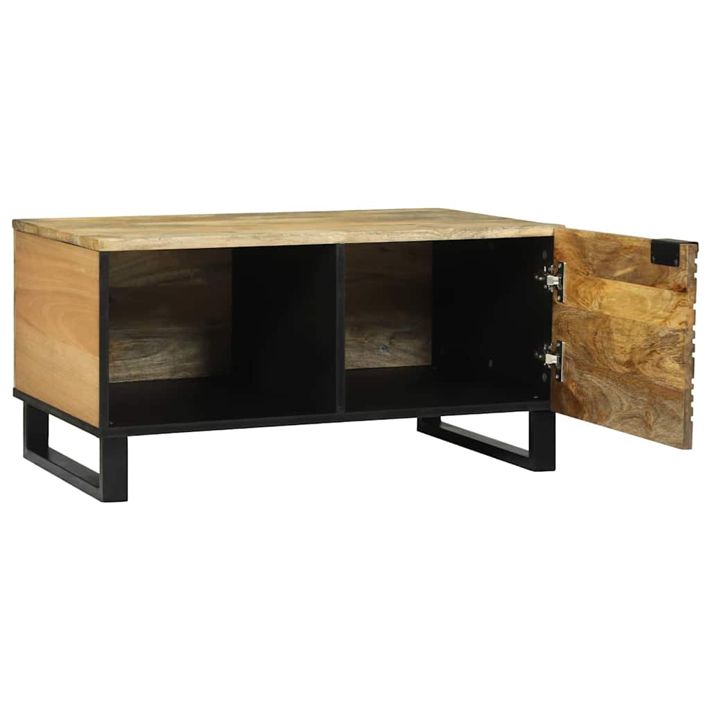 vidaXL Salontafel Bruin 80 x 50 x 40 cm massief mangohout
