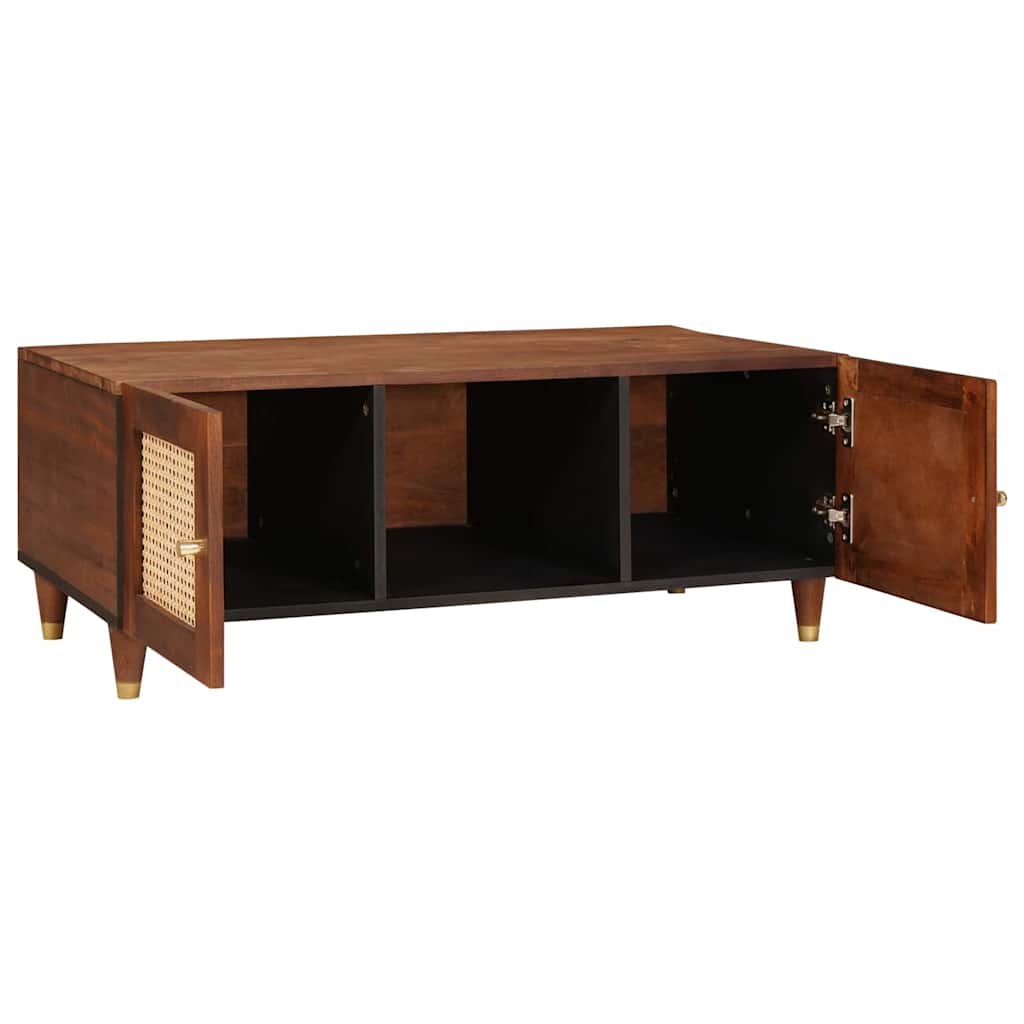vidaXL Salontafels Bruin 100 x 54 x 40 cm Bamboe en massief mango hout